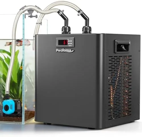 Poafamx aquarium chiller with digital controller
