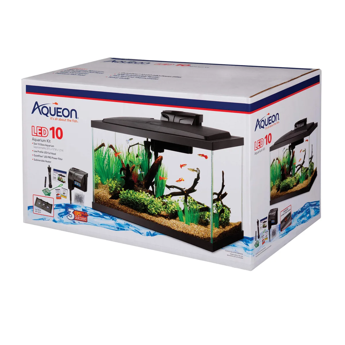 Aqueon LED 10 Aquarium Kit aquarium starter kit