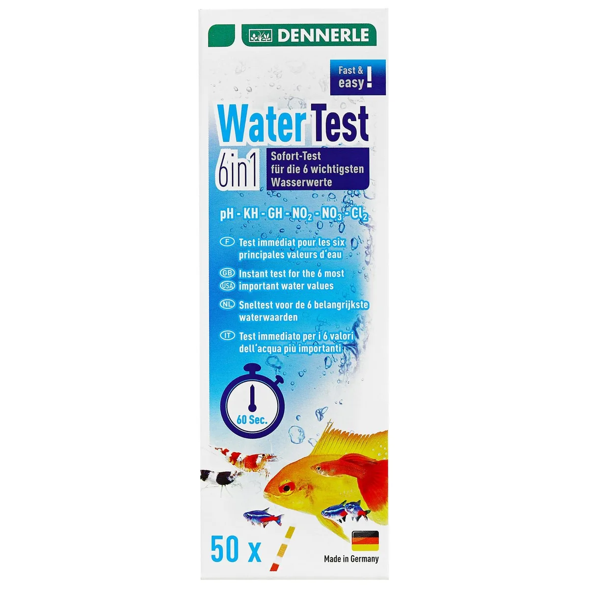 Dennerle GH-KH Plus Test aquarium test kit