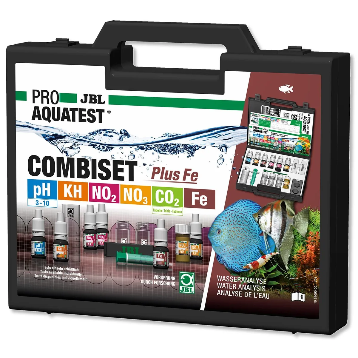 JBL ProAquaTest CombiSet Plus Fe aquarium test kit