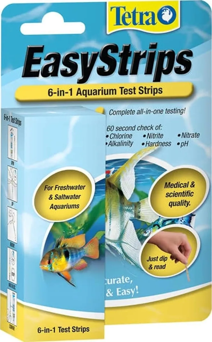 Tetra EasyStrips 6-in-1 Aquarium Test Strips aquarium test kit