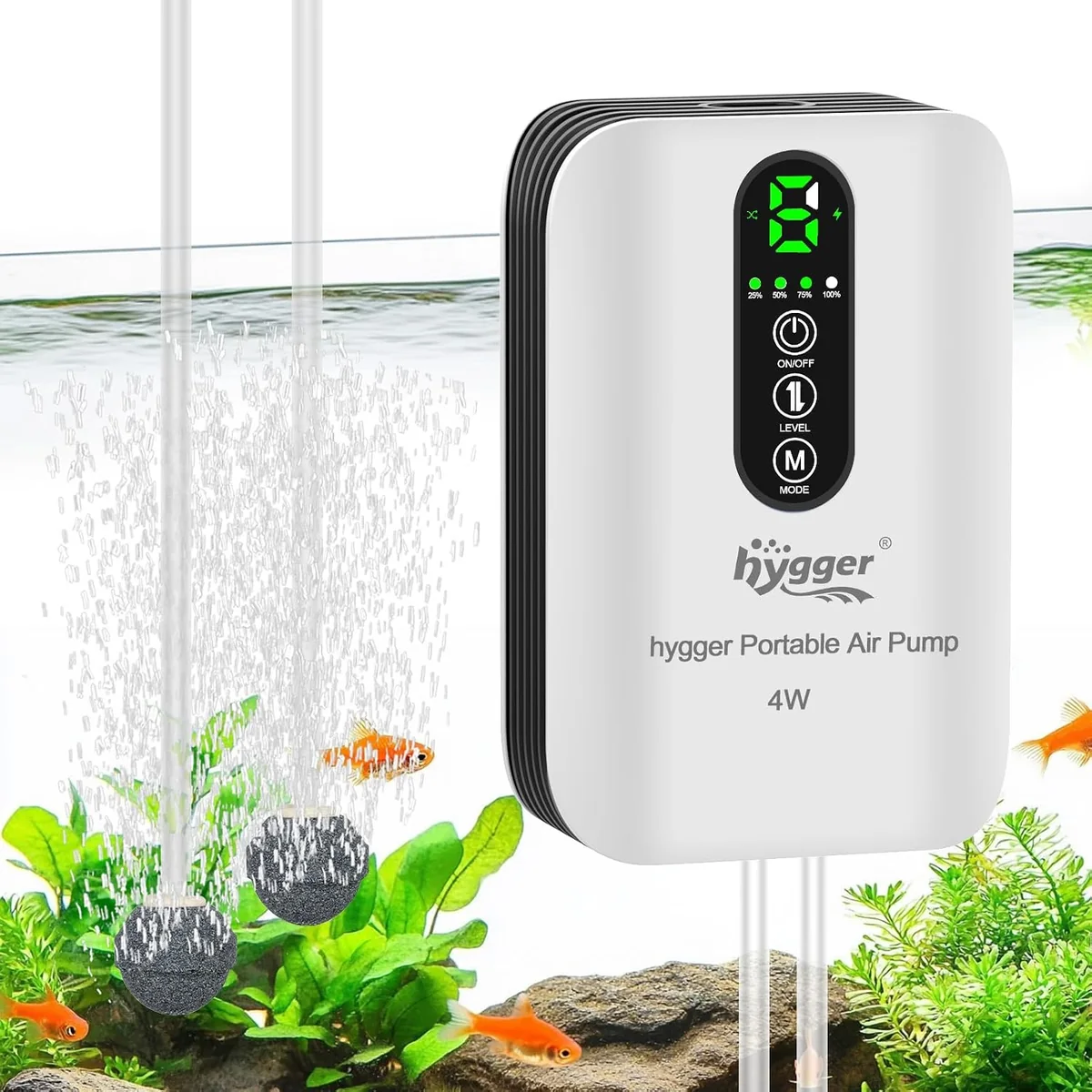 Hygger Quiet High Output Air Pump product image